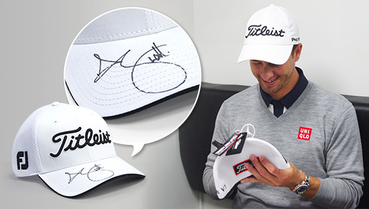 アダム・スコットサイン入りキャップをプレゼント!